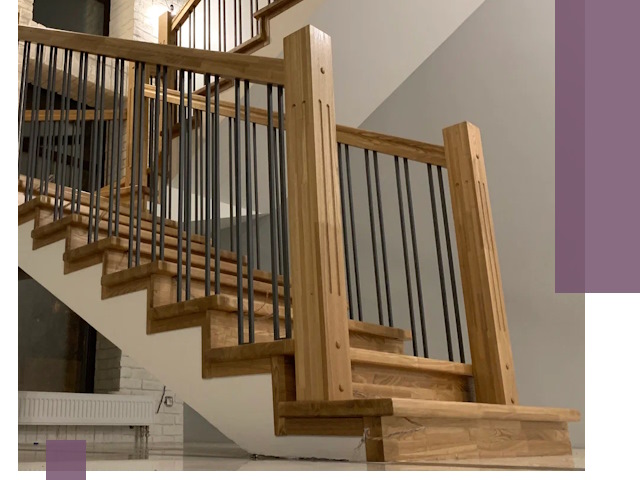 Реставрация деревянных и металлических лестниц в Чехове