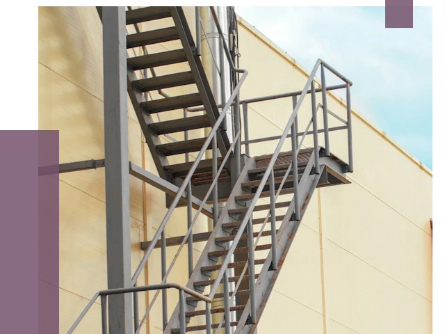 Пожарные лестницы в Чехове от 12200 руб. — монтаж и продажа | ПРОЛЁТ-Чхв