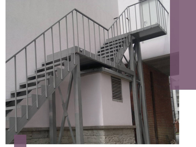 Монтаж пожарных лестниц под ключ в Чехове с гарантией качества