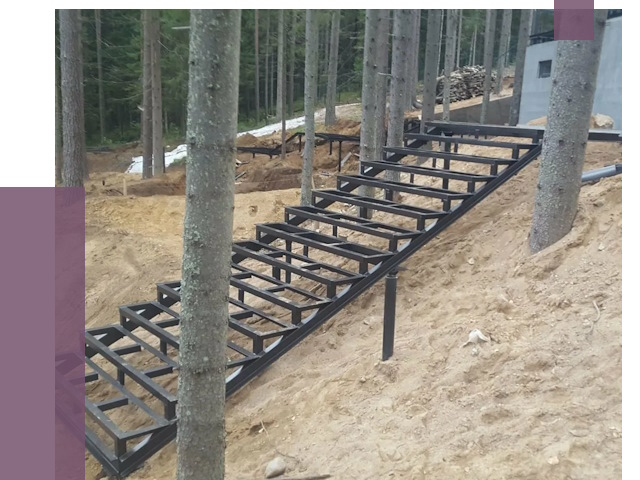 Монтаж металлических лестниц в Чехове от 13471 руб. 