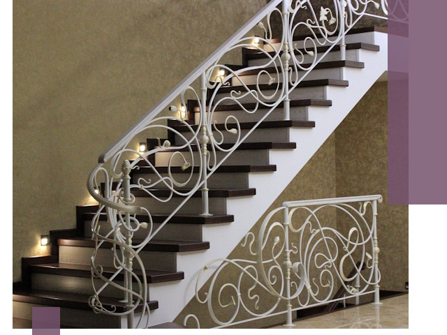 Кованые лестницы под ключ в Чехове — изготовление и монтаж