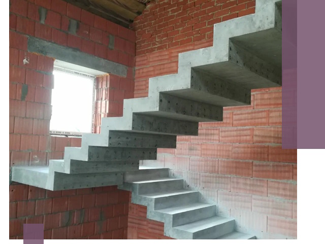 Бетонные лестницы под ключ в Чехове: монтаж, демонтаж, ремонт