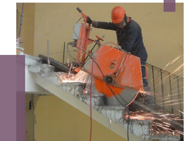 Демонтаж бетонных лестниц в Чехове от 4575 руб. за м2 | ПРОЛЁТ-Чхв