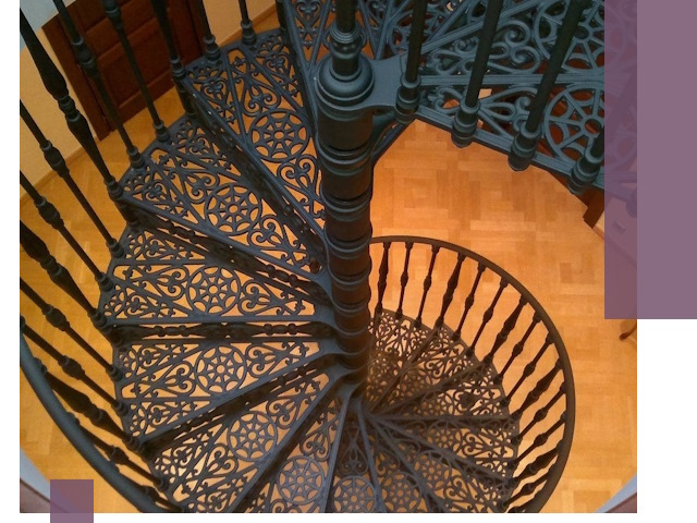 Винтовые лестницы под ключ в Чехове: производство и монтаж