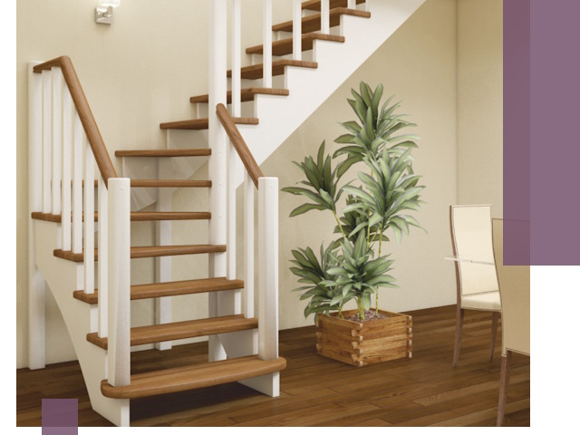 Г-образные лестницы под ключ в Чехове — изготовление и монтаж