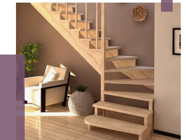 Изготовление Г-образных лестниц в Чехове от 18809 руб. 