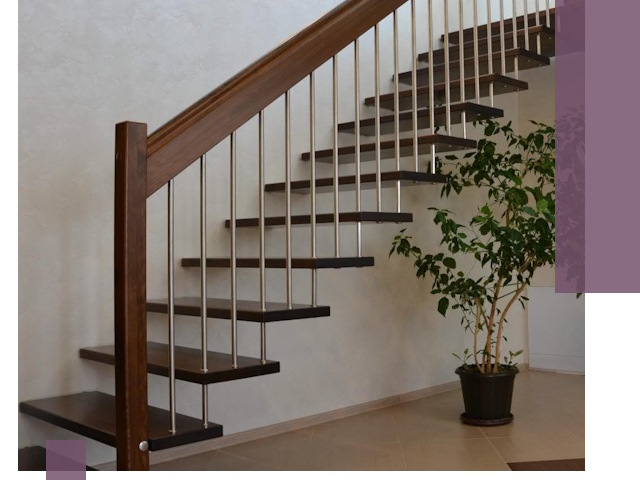 Лестницы на больцах под ключ в Чехове – изготовление и монтаж