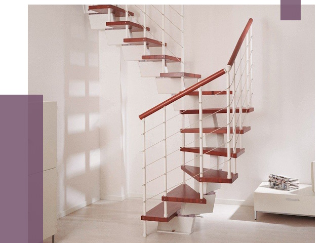 Изготовление лестниц на больцах в Чехове от 9659 руб. | ПРОЛЁТ-Чхв