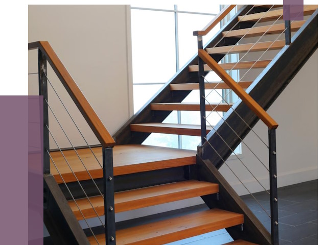 Изготовление лестниц на металлокаркасе в Чехове от 18809 руб. | ПРОЛЁТ-Чхв