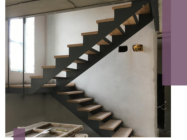 Изготовление лестниц на металлокаркасе в Чехове от производителя