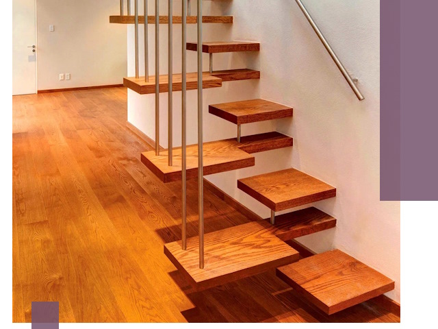 Лестницы «гусиный шаг» на заказ в Чехове для узких пространств