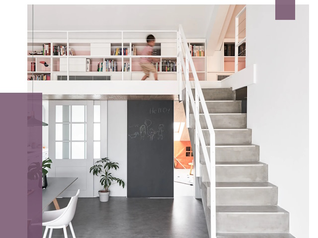 Лестницы для двухуровневой квартиры в Чехове от 175381 руб. | ПРОЛЁТ-Чхв