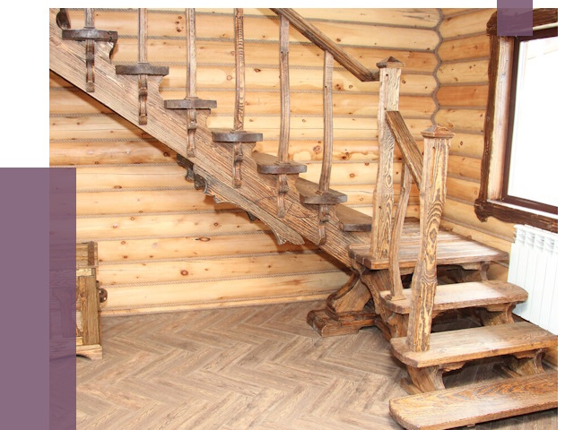 Лестницы в баню в Чехове от 19012 руб. — изготовление | ПРОЛЁТ-Чхв