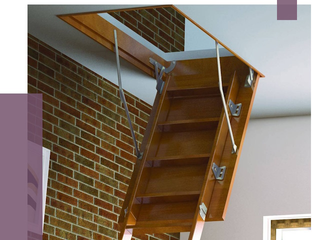 Установка чердачной лестницы в Чехове от 7778 руб. | ПРОЛЁТ-Чхв