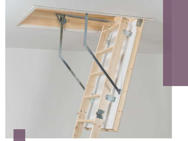 Установка чердачной лестницы под ключ в Чехове