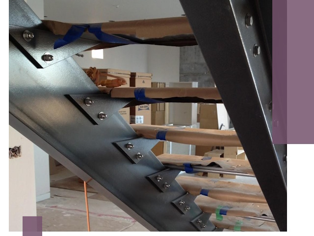 Усиление лестничных конструкций и усиление опор в Чехове