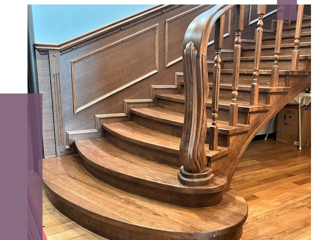 Дубовые лестницы под ключ в Чехове от 175381 руб. — ПРОЛЁТ-Чхв