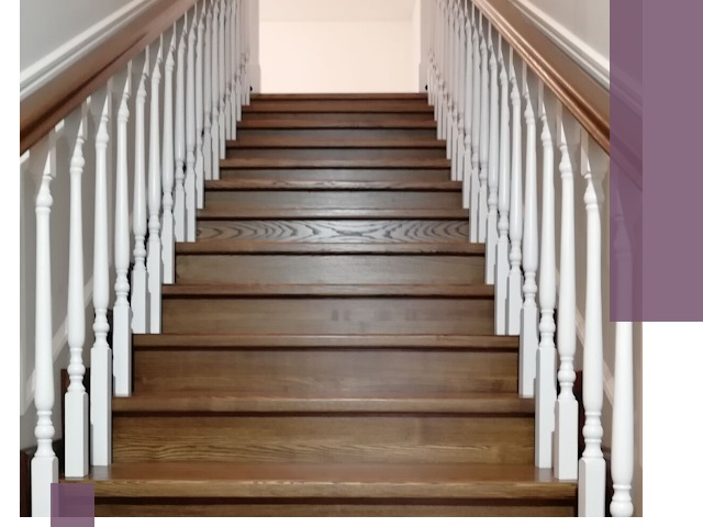 Лестницы из ясеня на заказ в Чехове — изготовление и монтаж