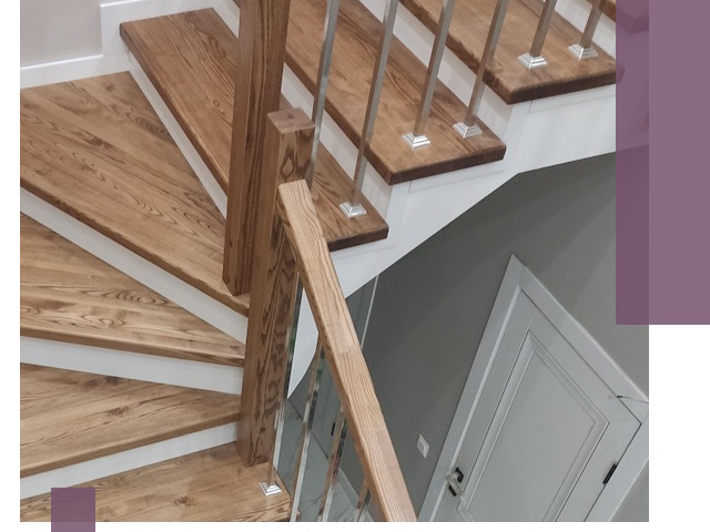 Обшивка металлических лестниц под ключ в Чехове