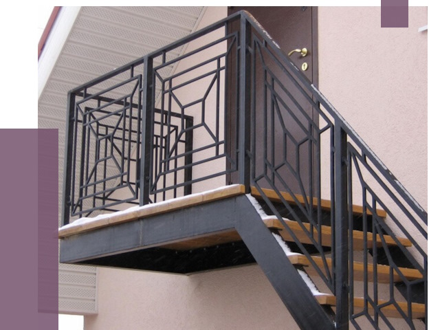 Металлические перила в Чехове от 4270 руб.  | ПРОЛЁТ-Чхв