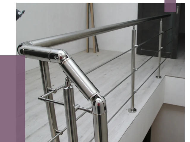 Перила из нержавеющей стали в Чехове от 8947 руб. под ключ | ПРОЛЁТ-Чхв