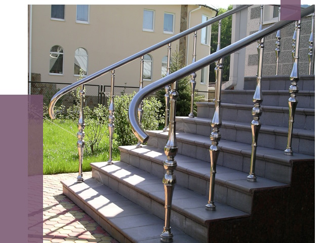 Перила для крыльца в Чехове от 10675 руб. — монтаж ПРОЛЁТ-Чхв