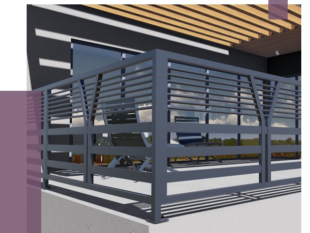 Изготовление балконных ограждений в Чехове от 10675 руб. | ПРОЛЁТ-Чхв