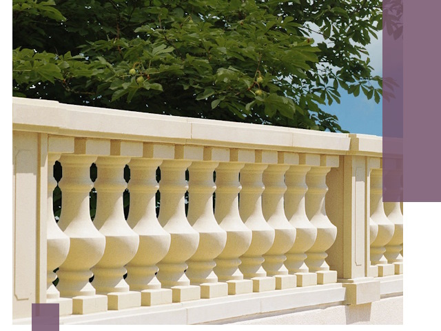 Установка балюстрады в Чехове: изготовление и монтаж под ключ