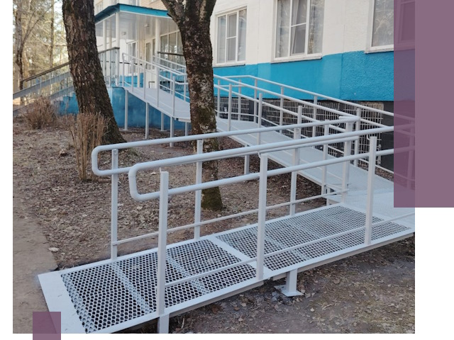 Пандусы под ключ в Чехове: изготовление, монтаж и демонтаж