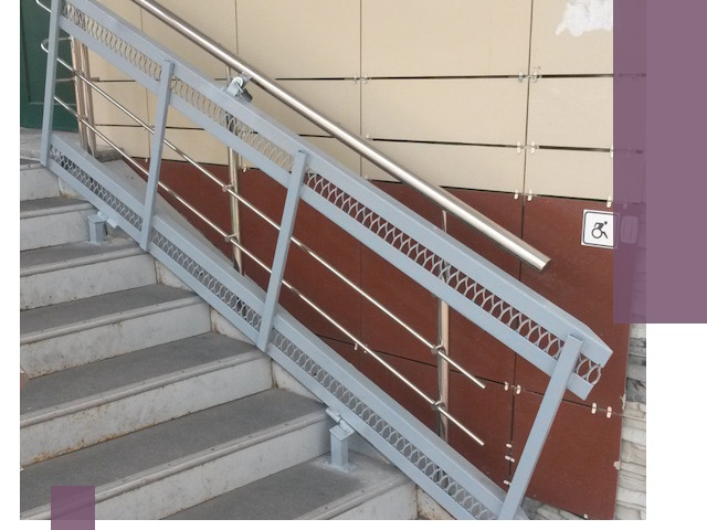 Изготовление откидных пандусов под ключ в Чехове