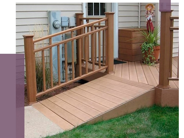 Пандус на крыльцо в Чехове под ключ от 7727 руб. 