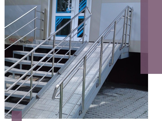 Пандус на крыльцо под ключ в Чехове: монтаж и изготовление