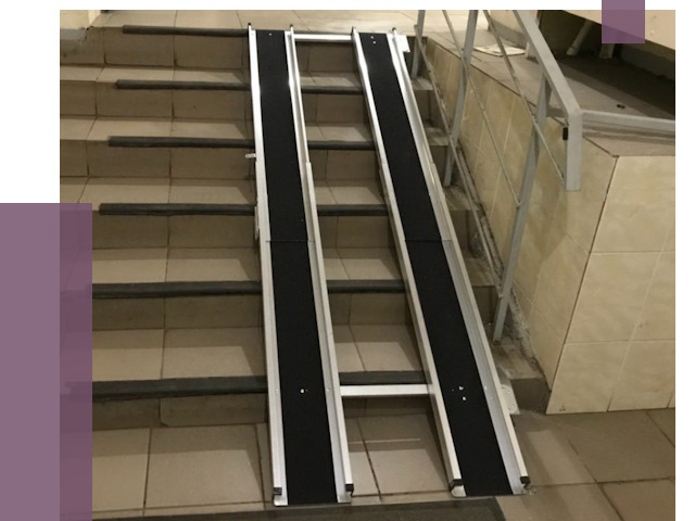 Установка пандуса в подъезд в Чехове от 7930 руб. под ключ | ПРОЛЁТ-Чхв