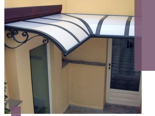 Монтаж козырьков любой сложности в Чехове под ключ