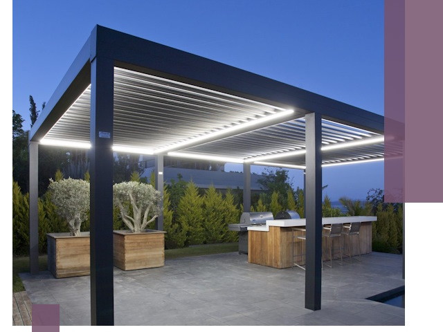 Навесы отдельно стоящие под ключ в Чехове из металла и поликарбоната