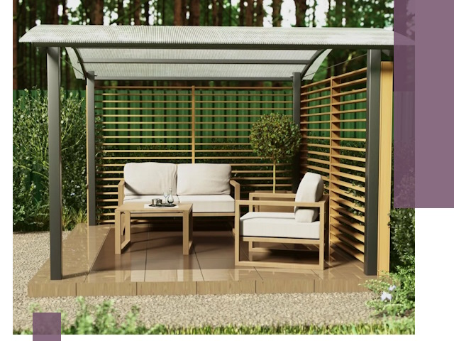 Навесы для дачи в Чехове: изготовление, монтаж и демонтаж