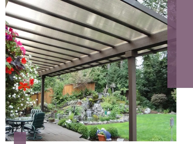 Навесы из поликарбоната под ключ в Чехове быстро и надёжно