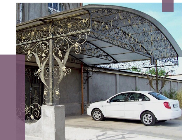 Кованые навесы в Чехове от 14488 руб. | ПРОЛЁТ-Чхв