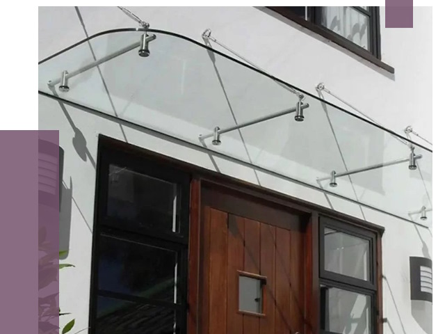 Стеклянные козырьки в Чехове от 18809 руб. | ПРОЛЁТ-Чхв