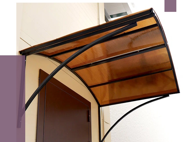 Недорогие козырьки в Чехове от 7544 руб.  | ПРОЛЁТ-Чхв