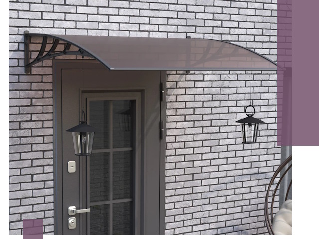 Недорогие козырьки и навесы под ключ в Чехове