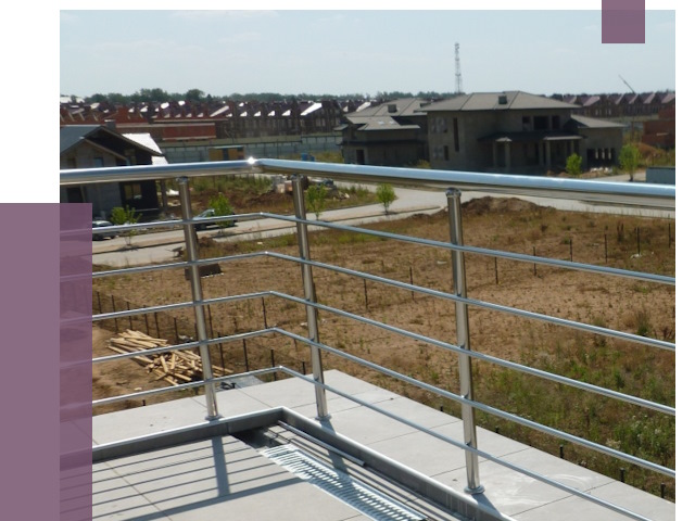 Парапеты из нержавеющей стали в Чехове от 7930 руб. за м² | ПРОЛЁТ-Чхв