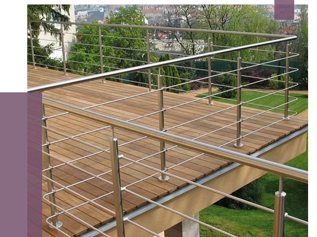 Алюминиевые парапеты в Чехове под ключ от 7727 руб. 