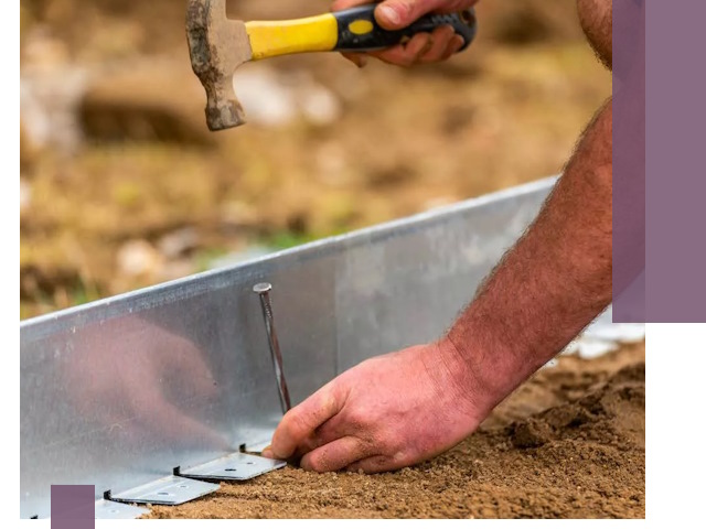 Монтаж металлических бордюров в Чехове быстро и качественно