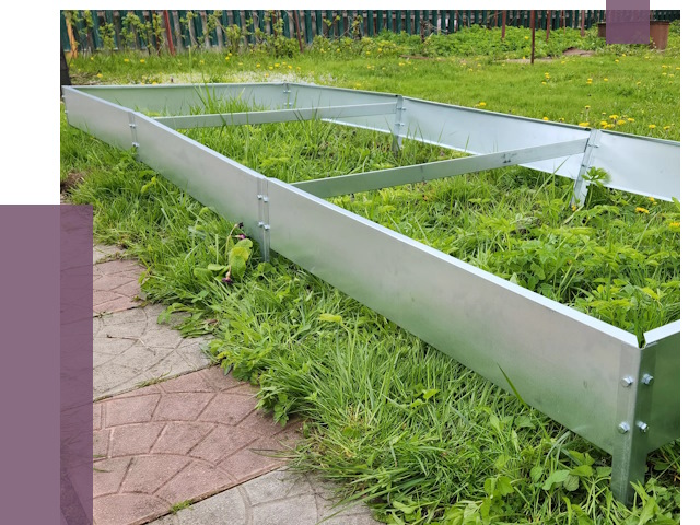 Металлические бордюры для грядок в Чехове от 1779 руб. 