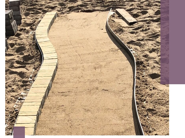 Металлические бордюры для тротуаров в Чехове — прочные и долговечные