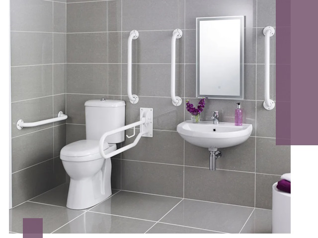 Поручни для санузлов в Чехове: установка, ремонт и монтаж